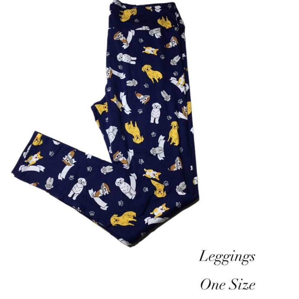 Dog Print Leggings